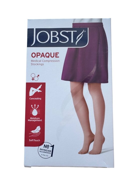 Jobst Accessories - Jobst Compression Stockings 15-20mmHg XL WAIST CT Black Opaque Support 115223